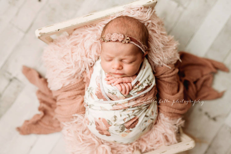 soft light peach orange faux fur photo shoot newborn photography prop by Custom Photo Props
