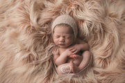 newborn on faux fur photo prop by custom photo props. Ships from Buffalo  New York 
