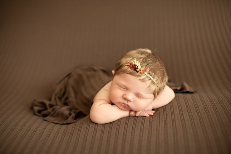 brown baby posing cloth