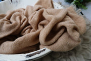 Chunky Knit Layering Blanket & Wrap SET