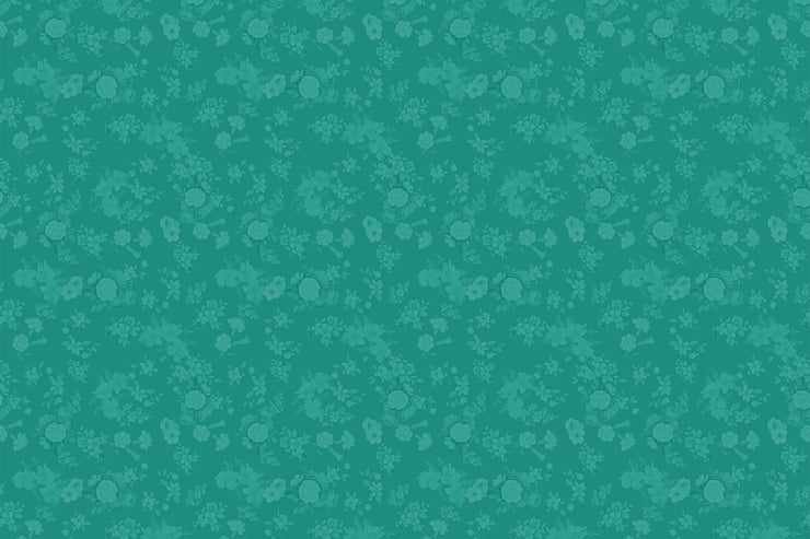 emerald green photo backdrop with faint flowers on it by custom photo props