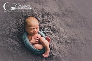 Limestone Gray/Brown Newborn Baby Faux Fur Photo Prop