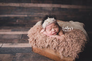 Maple Tan Newborn Baby Faux Fur Photo Prop