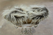 Gray/Brown Mousse Newborn Faux Fur Photo Prop