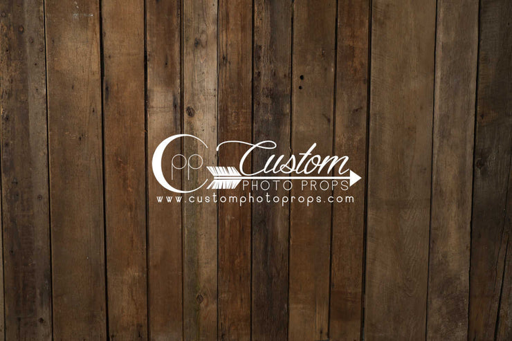 warm, dark stained, hardwood flooring backdrop for photo studio by cpp drops. vertical planks